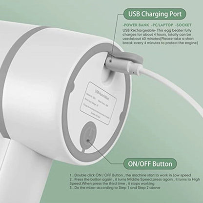 Versatile 3-in-1 Electric Mixer for Effortless Cooking