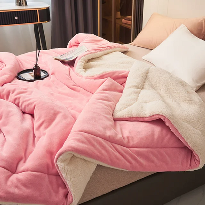 Cozy Plush Fleece Winter Blanket for Warmth and Comfort