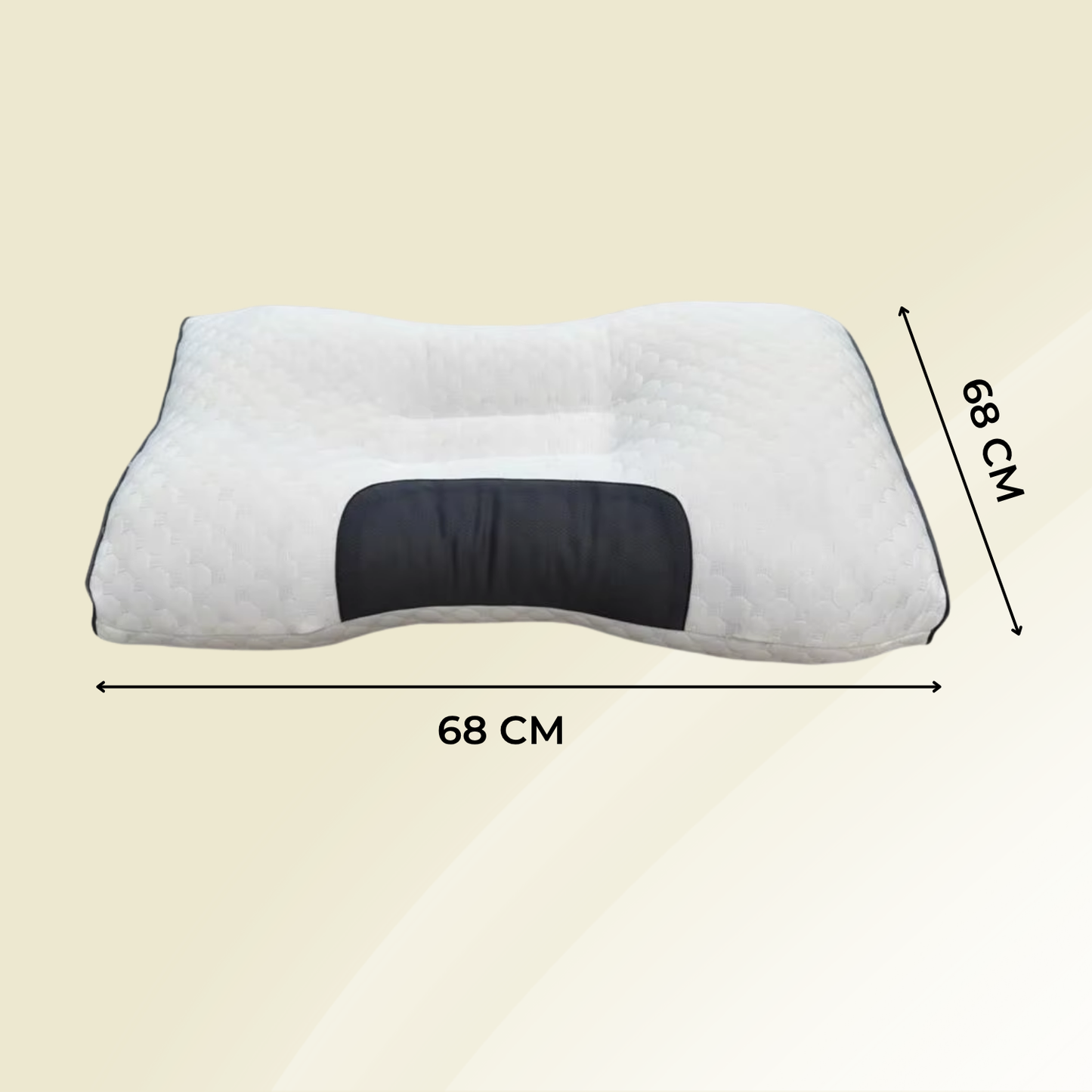 Ergonomic Neck Pillow with Contour Design | Memory Foam | Breathable