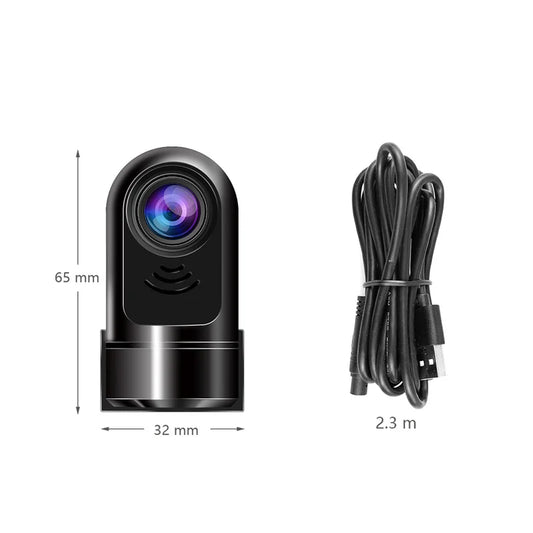 360° Rotating Mini Dash Camera with 1080P HD Resolution