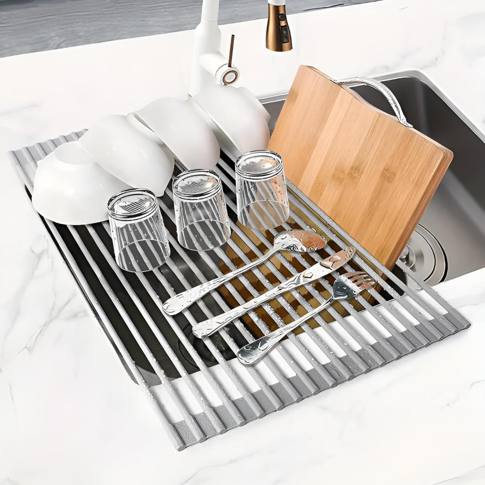 Durable Stainless Steel Over-Sink Drying Rack