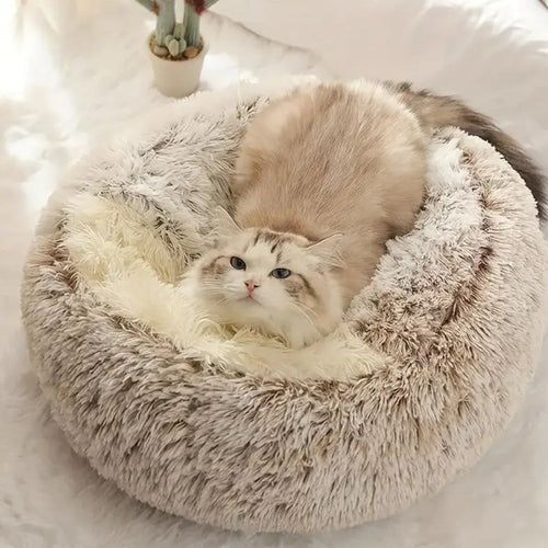 Cozy Nesting Hooded Pet Bed for Ultimate Comfort