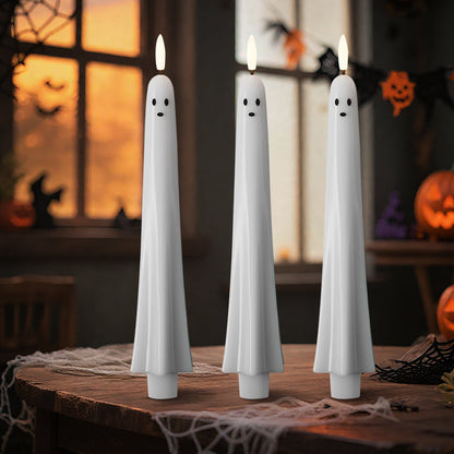 Remote-Controlled 3D Candle with Flame – SpookGlow Light