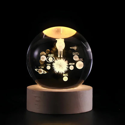 LED Planetarium Night Light Projector with 3D Star Display