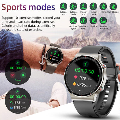 Health Smartwatch with EKG, SpO2 & Heart Rate Monitoring