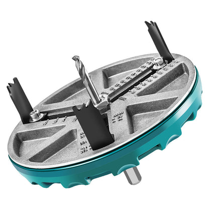 Versatile Adjustable Hole Saw Tool Set for Woodworking