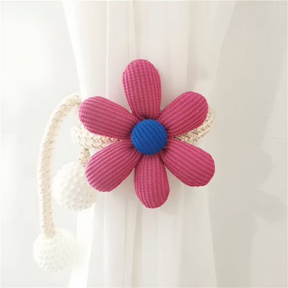 Charming Floral Curtain Holders for a Stylish Touch