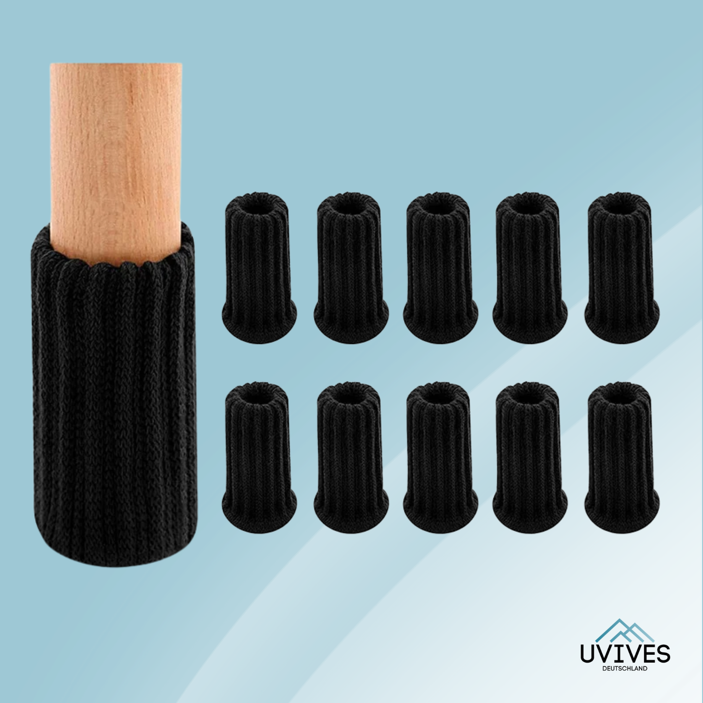 5+5 FREE | Floor Protector - Sound Dampening for Floors and Chairs