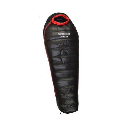 Winter Sleeping Bag - Down Insulation, 400T Ripstop Nylon, -20°C Rated