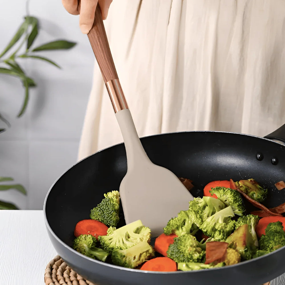 Premium Silicone Kitchen Tool Set | 10 Essential Pieces