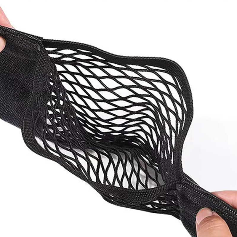 Smart Storage Net for Plastic Bags with Adhesive Tape