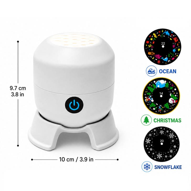 LED Projector Light with Rotating Feature for Room Atmosphere