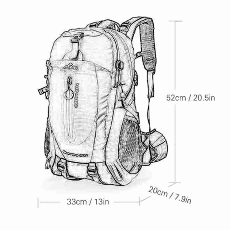 Durable 40L Waterproof Adventure Backpack
