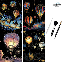 Glowing Hot Air Balloon