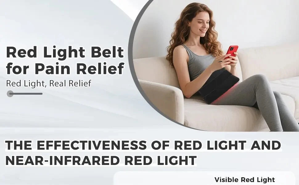 Infrared Heating Wrap with Remote Control | 210 LEDs 660nm 850nm Red Light Therapy