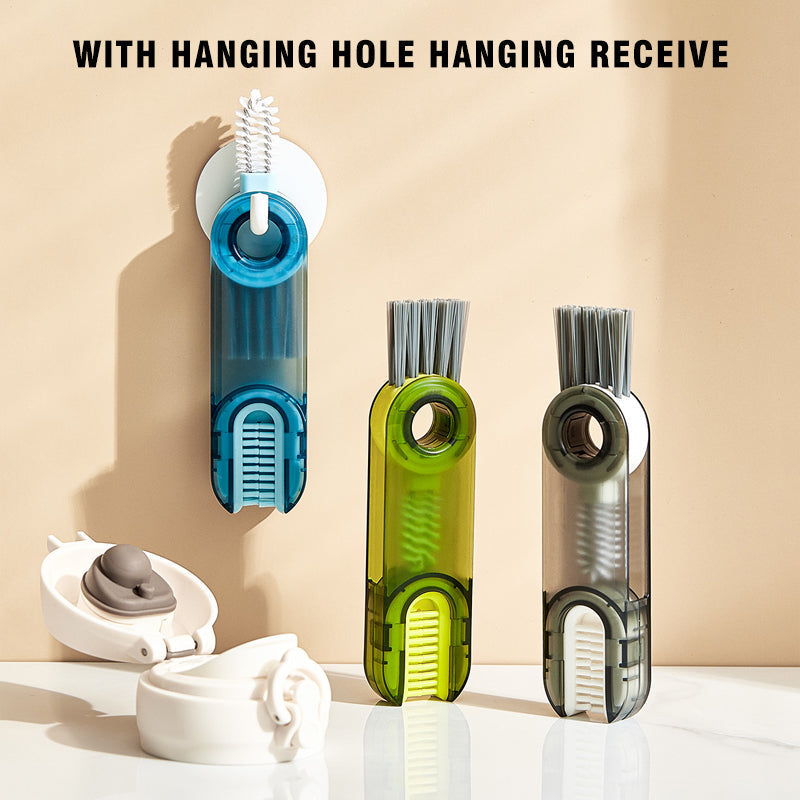 Multifunctional 3-Tool Cleaning Brush Set