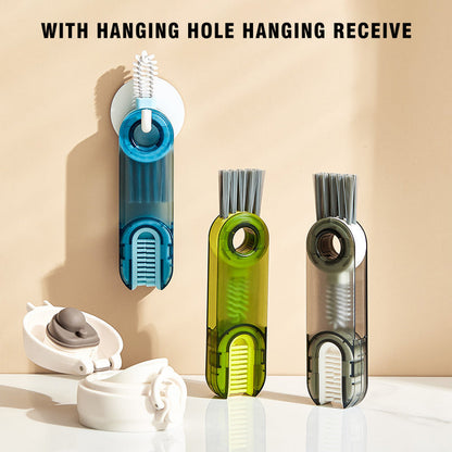 Multifunctional 3-Tool Cleaning Brush Set