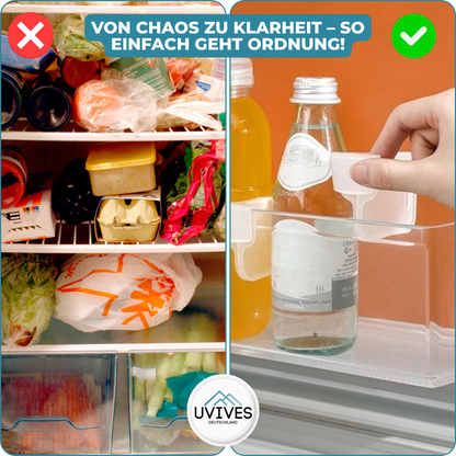 5+5 FREE | Fridge Organizer – End Clutter, Everything in Its Spot!