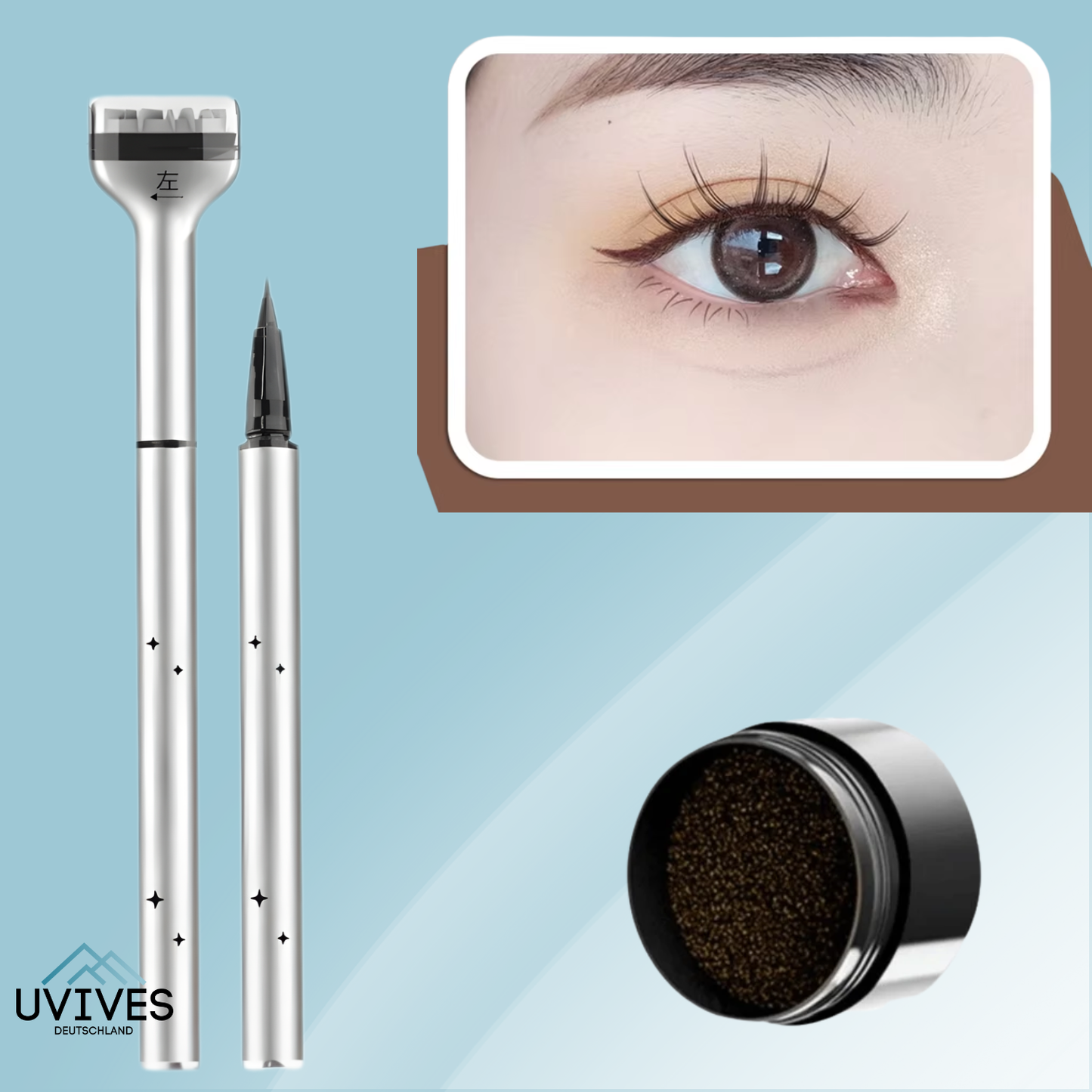 Cat-Eye Makeup Duo for Effortless Looks in Seconds