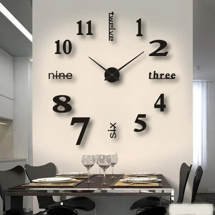 Silent Analog Wall Clock - Modern Decor for Any Space