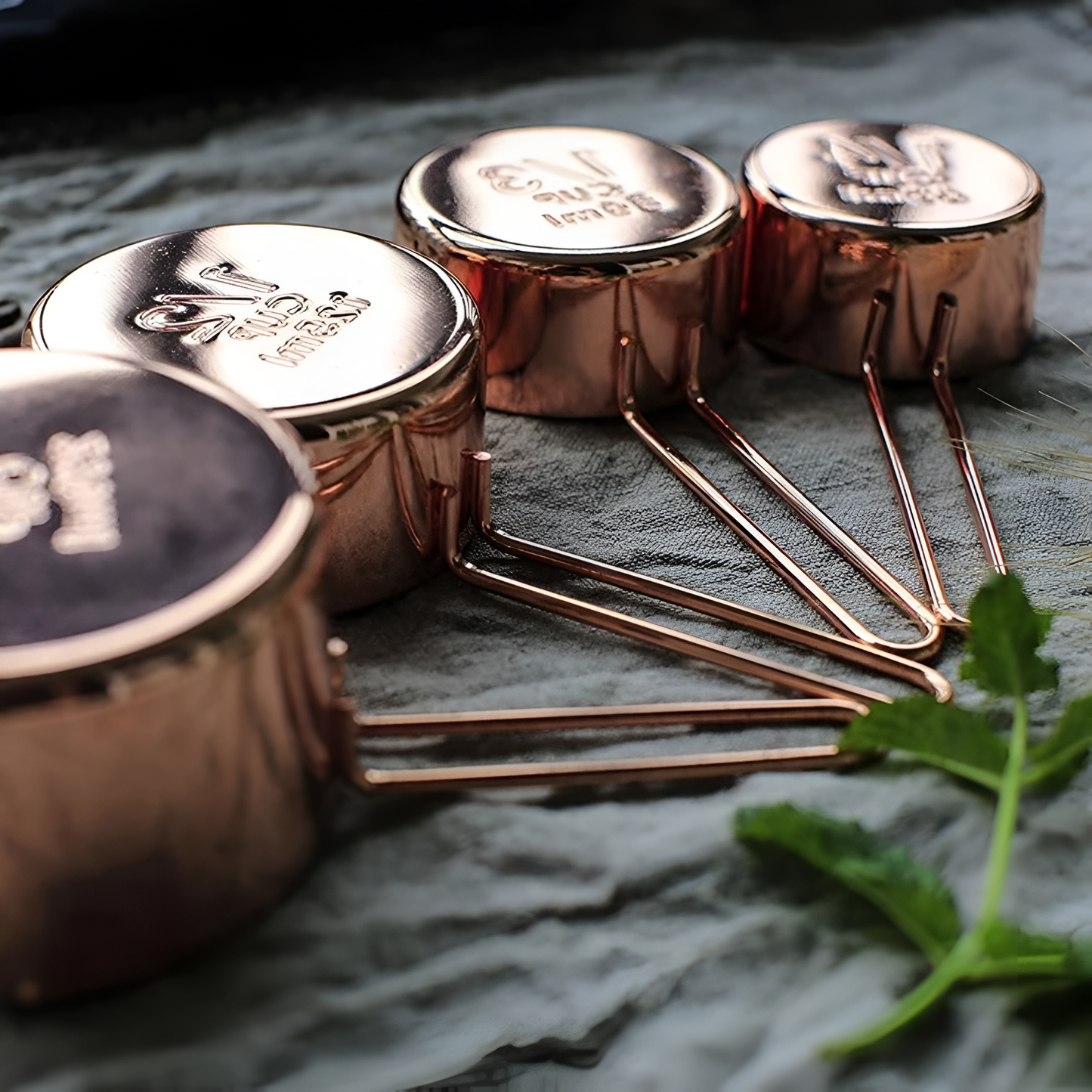 Elegant Stainless Steel Measuring Cup Set | 4 Essential Sizes