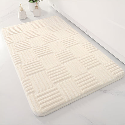 Ultra-Soft Quick-Dry Bathroom Mat for Safety and Comfort