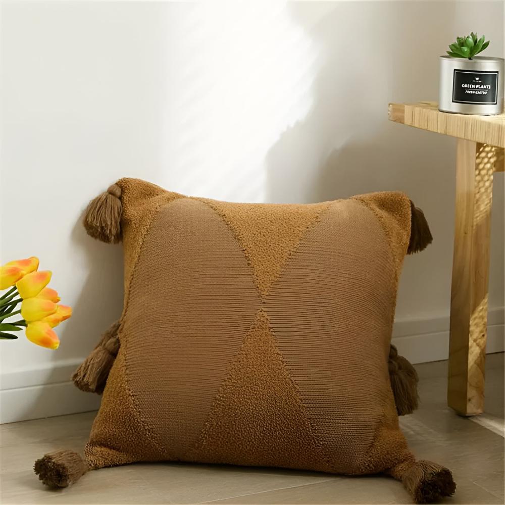 Chic Comfort Pillows with Playful Tassels