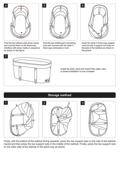 Foldable Cold Plunge Tub for Adults - Portable Ice Bath for Recovery