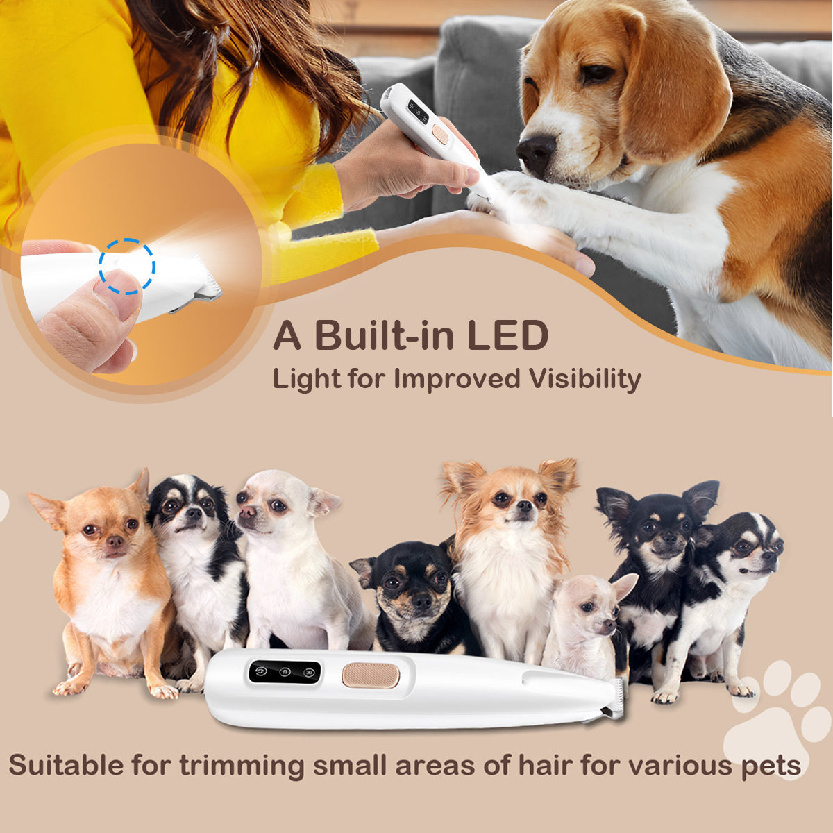 Trim and Style Hair Cutting Tool