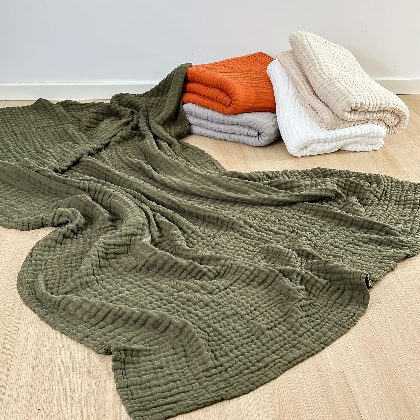 6-Layer Ultra-Breathable Blanket for Year-Round Comfort