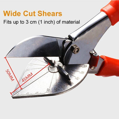 Angle Cutter for PVC & Molding | 45°–135° Adjustable Blade