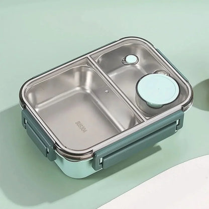 Travel and Work Lunch Container with Portable Heating Function