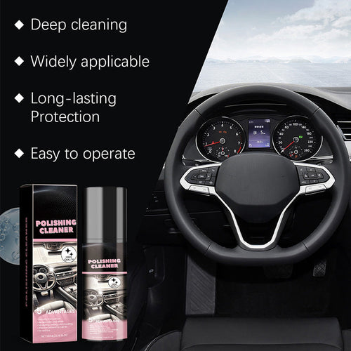 Interior Car Care Spray 100 ml | Removes Stains, Grease & Dust | Shine Finish with Protective Layer | Suitable for Dashboard, Plastics & Trims