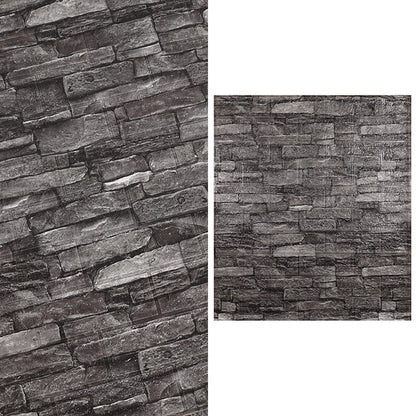 Set of 10 Waterproof 3D Brick Wall Decals for Easy Home Makeover