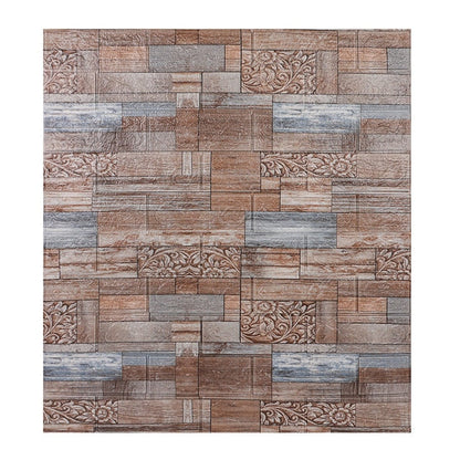 Set of 10 Waterproof 3D Brick Wall Decals for Easy Home Makeover