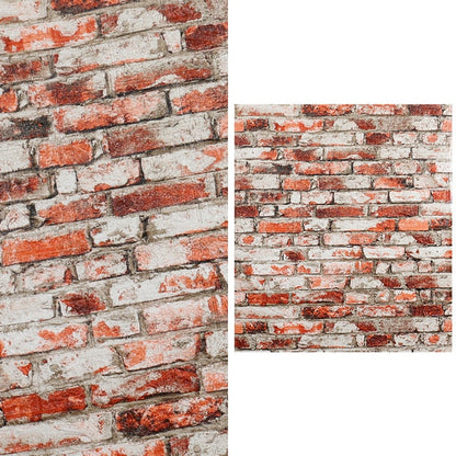 Set of 10 Waterproof 3D Brick Wall Decals for Easy Home Makeover