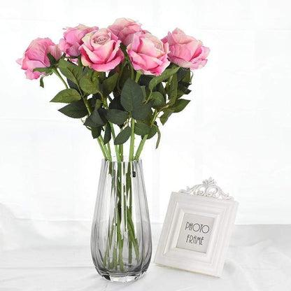 Set of 10 Lifelike Silk Floral Blooms
