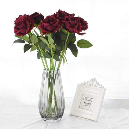 Set of 10 Lifelike Silk Floral Blooms