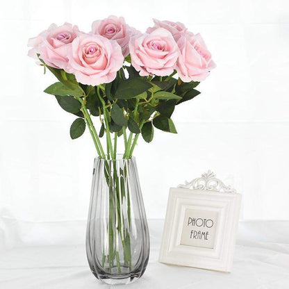 Set of 10 Lifelike Silk Floral Blooms