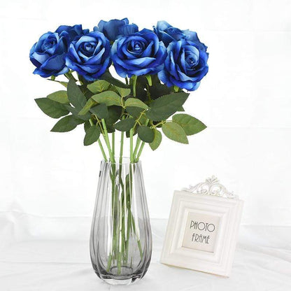 Set of 10 Lifelike Silk Floral Blooms