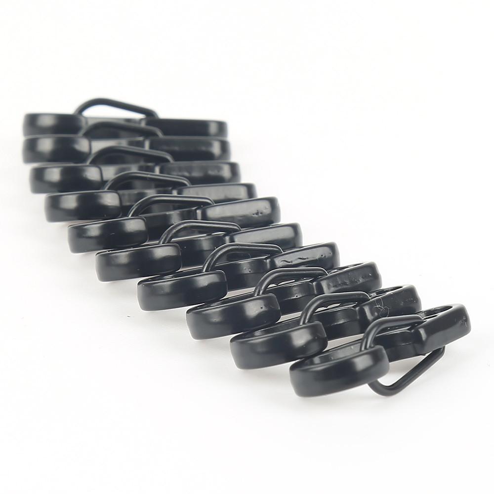 Set of 10 Compact Spring Clips for Outdoor Adventures