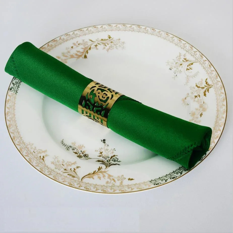 Set of 10 Durable Wrinkle-Free Cloth Napkins for Any Occasion