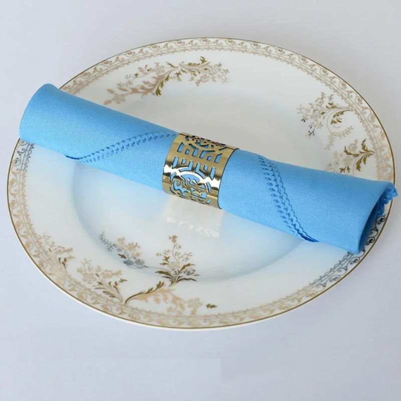 Set of 10 Durable Wrinkle-Free Cloth Napkins for Any Occasion