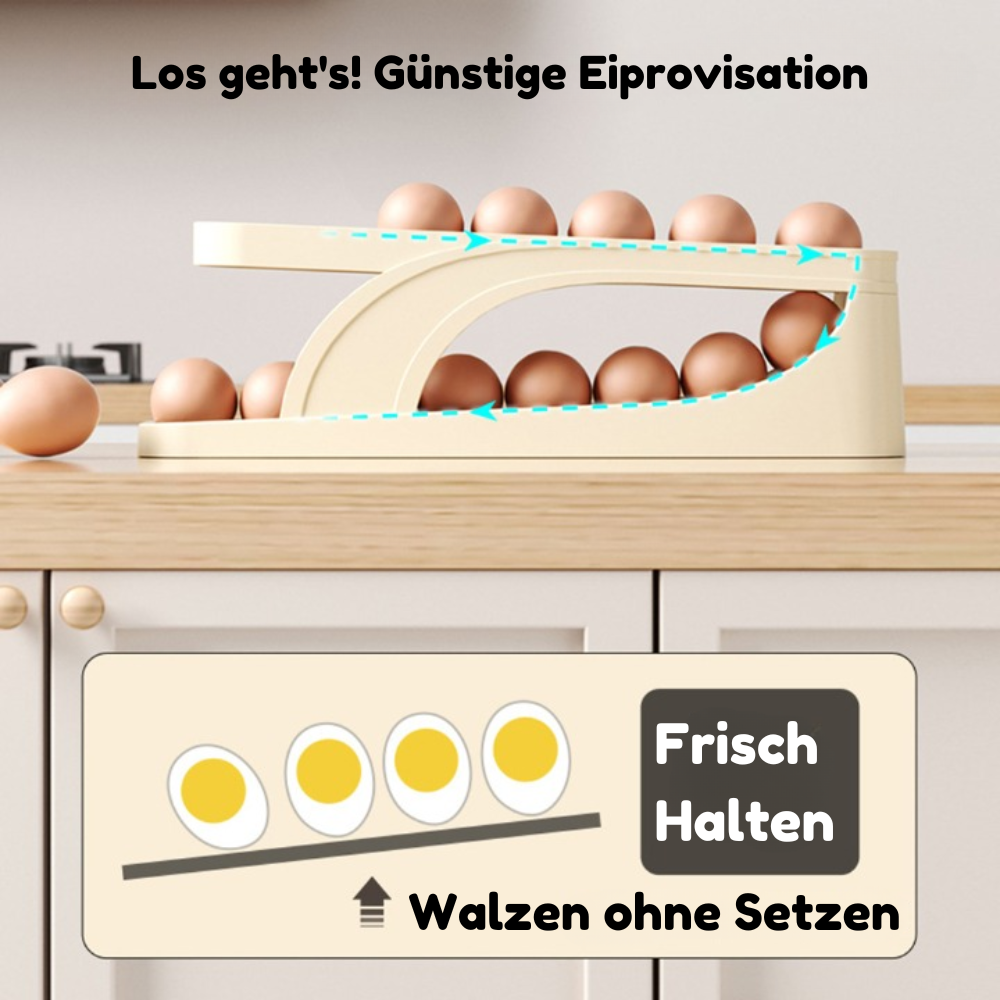 Double Your Freshness: Egg Keeper Organizer