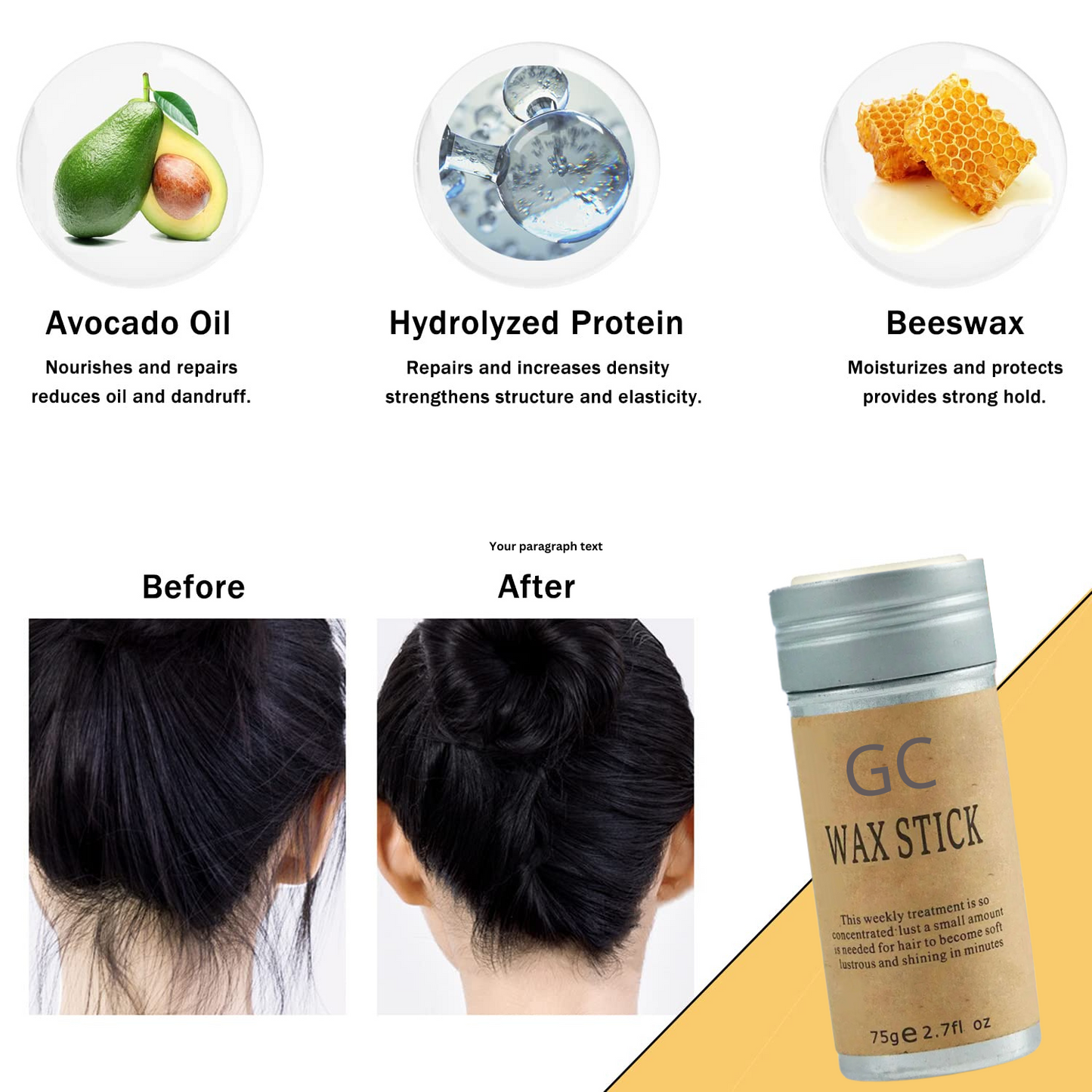 1+1 FREE | StyleMaster Wax Stick – Effortless All-Day Hold with Natural Confidence