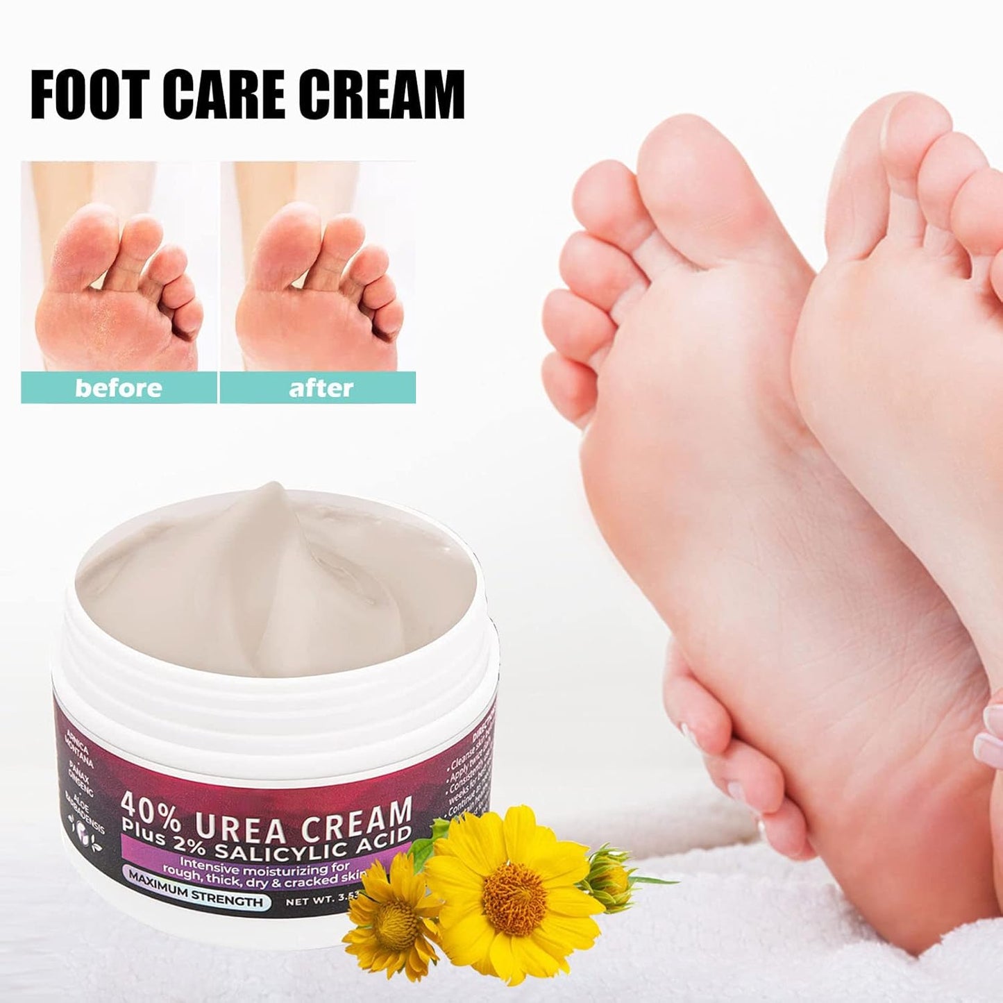 Revitalizing Foot Therapy Cream – Nourishes and Protects Dry Skin