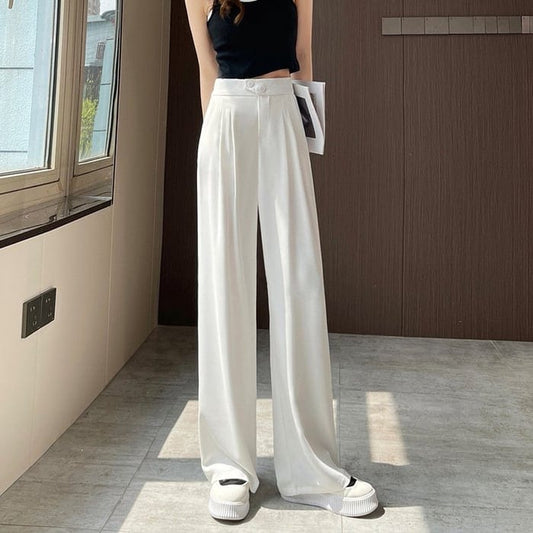 Elevate Your Style with Breezy High-Waisted Trousers