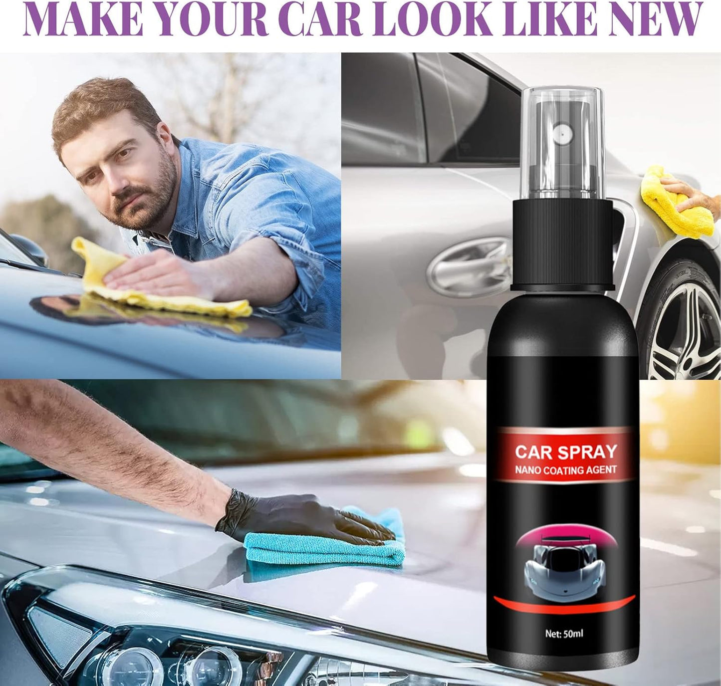Revive Your Car's Shine Instantly with ShineGuard Spray