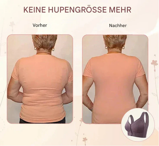 Comfortable Cotton Bra with Closure Support for Mature Women