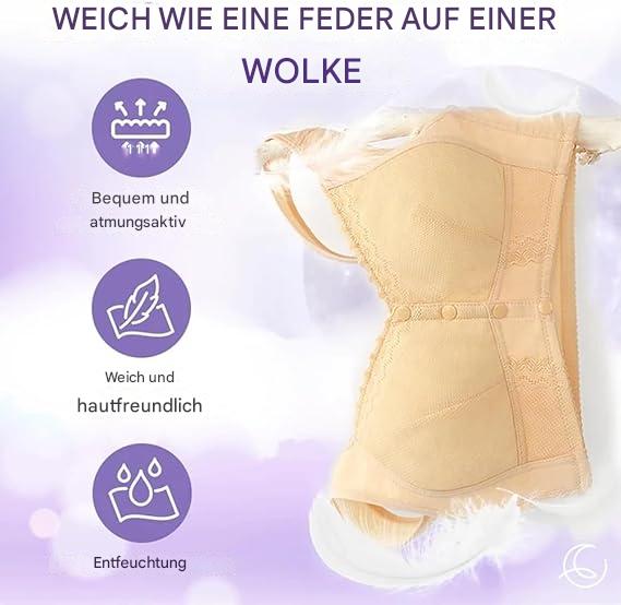 Comfortable Cotton Bra with Closure Support for Mature Women